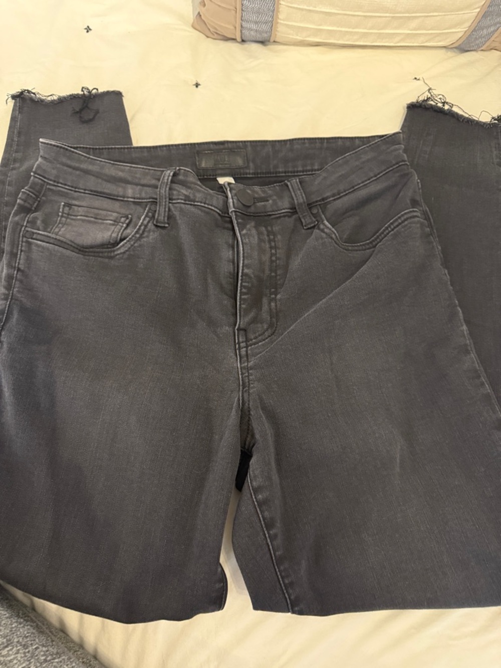Kut from the Kloth High-Rise Straight Jeans - black